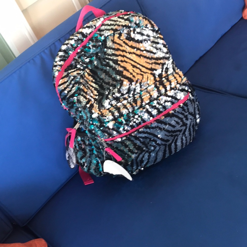 Book bag  new very cute sparkling back pack